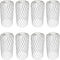 8PCS Gutter Guard Strainer, Aluminum Downspout Mesh Filter Preventing Blockage Leaves Debris from Clogging Pipes (3