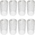 8PCS Gutter Guard Strainer, Aluminum Downspout Mesh Filter Preventing Blockage Leaves Debris from Clogging Pipes (3