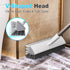Floor Scrub Brush with Long Handle, Heavy-Duty Stiff Bristles, V-Shape Floor Scrubber Brush for Tile, Concrete & Grout