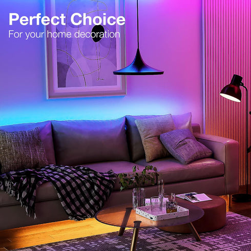 300 (3 DAYBETTER LED Strip Lights ft, Smart Light with App Remote Control, RGB LED Lights for Bedroom, Music Sync Color
