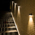 Lights,IP54 Topyond Solar Wall Light Outdoor,Cordless Solar Fence Waterproof Automatic LED Solar Powered Wall Sconces