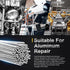100 Rods Aluminum Welding Rod, NO NEED Flux, 1/13, Aluminum Repair, Brazing Aluminum (13" Length)