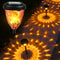 Dynamic Solar Pathway 2 Pack Flickering Flame Outdoor Yard LED Lawn Lights