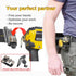 Tape Measure Holster with 4 Drill Clip, Tape Measure Holder Belt, Drill Holster Belt Clip, Drill Holster with Tool Belt Hook, Free Your Hands. by Lzdrason