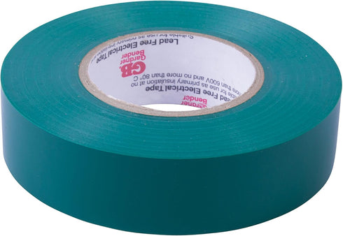 Gardner Bender GTG-667P Electrical Tape, ¾ in x 66 ft, Durable and Flame Retardant Green Tape