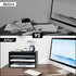SUPEASY Wood Desk Organizer, 3 Tier Paper File Organizer, Wooden Desktop Mail Sorter for Office, School, Home