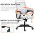 PayLessHere 360 (Pack 1, Home Office Chair Desk Computer Chair Adjustable Ergonomic Chair Lumbar Support Armrest