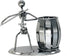 Metal Pencil Holder, Office Supply Pen Organizer Desktop Decoration Stand Container (Violin)