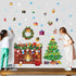 Christmas Bulletin Board Xmas Classroom Decoration - Christmas Tree Cutouts, Fireplace Poster, Winter Holiday Decor