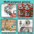 Food Grade Silicone Grease Lubricant, 4-Pack 1 oz Tubes for Plumber Faucet Valve O-Rings Kit