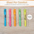 Christian Art Gifts Twist & Glide Gel Multicolor Bible Highlighter Set, Smudge-proof, No Bleed, Pack of 5