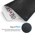 Ztfrdedrf 10 12 One Small Positive Thought Can Change Your Whole Day Water Resistant Mouse Pad with Stitched Edge