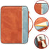 Mygreen Zipper Portfolio Organizer A4 Note Pouch, Waterproof Document Bags, Grey and Light Blue