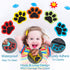 Outus 36 Pcs Paw Carpet Markers, 5'' Spots for Classroom, Carpet Dots for Line Up Sitting Spot, Back to School Teacher