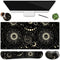 Keyboard Mouse Pad Set, Large Gaming Mouse Pad + Keyboard Wrist Rest + Coaster Set, 4Pcs Ergonomic XXL Desk Pad for