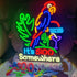 LDGJ 17" 13" its 5 o'clock somewhere neon sign Palm tree Custom