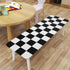 YENHOME 30"X118" Checkered Contact Paper, Peel and Stick Removable Black and White Wallpaper for Walls