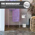 Freestanding Black Iron Bathroom Toilet Paper Holder with Storage Rack and Hollow Design Roll Dispenser for Household