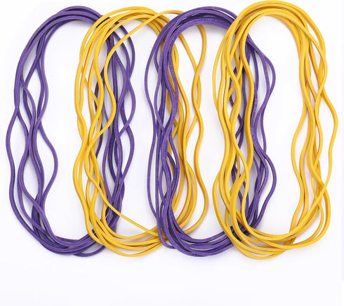 Mr. Pen Large Rubber Bands, 110 Pack, Purple and Yellow, Extra Large Office Supplies, 7 Inch Rubber Bands