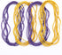 Mr. Pen Large Rubber Bands, 110 Pack, Purple and Yellow, Extra Large Office Supplies, 7 Inch Rubber Bands
