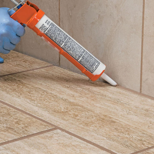10 oz., 5049 Mapei Keracaulk U Premium, Paintable, Unsanded, Siliconized Acrylic Caulk, Expertly Formulated to Match