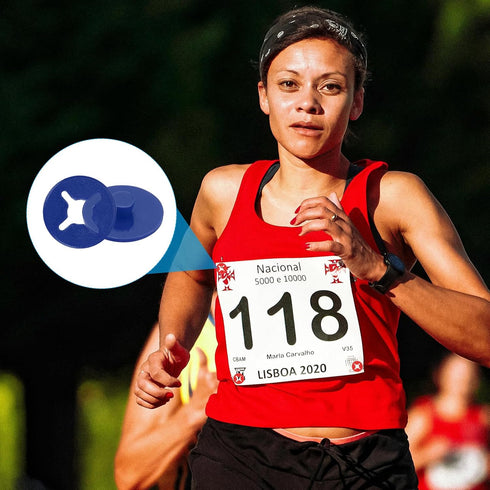 40 PATIKIL Running Bib Race Clips, Pcs Race Fastener Race Number Buckle Fixing System Marathon Number Buckles Fasteners