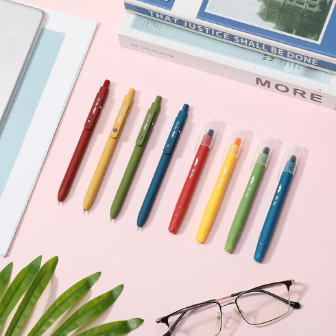 Mr. Pen Bible Highlighters & Pens, 8 Pack - Vibrant Gel Highlighters, No Bleed Through, Bible Journaling Kit