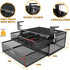 Under Desk Drawer Organizer, No Drill Metal Storage Drawer Container with 2 Slide Out Cabinets for Home and Office