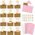 TICIAGA 72pcs Valentines Day Construction Truck Greeting Cards with Envelop and Sticker