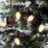 25 Pack C7 White LED Replacement Bulbs 0.6 Watt E12 Base Indoor Night Light for Christmas Decor