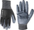 Wells Lamont Men's Coated Grip Work Gloves, Medium, Nitrile Coating, Black (546M)