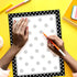 Barker Creek Designer Computer Paper, Black And White Dots, 8.5” x 11”, Decorative Printer Paper, 50 Sheets per Pkg