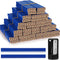 Honoson 202 Pcs Carpenter Pencil Set, 200 Pcs Flat Construction Pencils with Ruler, 2 Pcs Sharpener for Woodworking