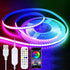 LED Strip Lights RGB COB 6.56 FT 1152 LEDs 5V USB Color