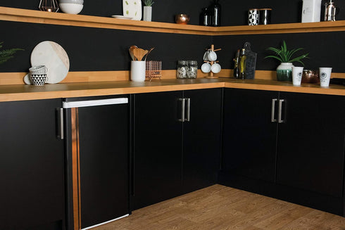 d-c-fix Peel and Stick Contact Paper Black Matt Plain Look Self-Adhesive Film Waterproof & Removable Wallpaper Decorative Vinyl for Kitchen, Countertops, Cabinets 26.5" x 78.7" by d-c-fix