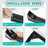 30 Set Black 2020 Series Aluminum Extrusion Profile Connector, Includes 1 Wrench, 30 Corner Brackets, 60 T-Slot Nuts &