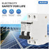 AC Solar Panels Disconnect Switch 40 Amp DC Solar Shut Off Switch 12V-400V 2 Poles Miniature Circuit Breaker for Solar