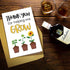 Supoeguk Funny Thank You Card for Teacher, Cute Appreciation Card for Teacher Mom, Teachers Day Card, Gift for Teacher