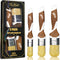 3 Pack Professional Paint Brushes Set, 1", 1.5", 2" House Paint Brushes with Premium Synthetic Bristles