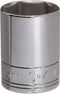 SK Professional Tools 48223 1/2 in. Drive 6-Point Metric Standard Chrome Socket - 23mm, Cold Forged Steel with