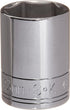 SK Professional Tools 48223 1/2 in. Drive 6-Point Metric Standard Chrome Socket - 23mm, Cold Forged Steel with
