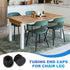 3/4 Inch 50 PATIKIL Plastic Tubing End Caps, Pcs Round Hole Plug Insert for Round Iron Pipe Chair Leg Table Bookshelves