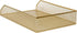 Martha Stewart Ryder Gold Mesh Metal Paper Letter Inbox Tray, 2 Pack Desktop Organizer