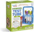 hand2mind Starter Science Test Tube Set, Flat Bottom Test Tubes with Rack, Science Supplies for Kids (Six Tubes)