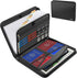 Hontom Accordion File Organizer, 13 Pockets Fireproof Expanding Folder, Portable Business Document Organizer with Zipper