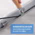 BAYTORY Upgrade Window Screen Repair Kit, Steel/Nylon Roller Tool with 32ft Retainer Spline & 12 Screen Clips