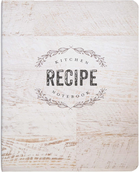 C.R. Gibson Wood Panel Rustic Spiral Recipe Journal, 100 Pages, 7.25" x 9" (QMR-18687) by C.R. Gibson