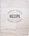 C.R. Gibson Wood Panel Rustic Spiral Recipe Journal, 100 Pages, 7.25" x 9" (QMR-18687) by C.R. Gibson
