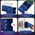 Geyee 500 Pcs Key Card Holder Sleeves - Hotel Key Card Envelope - 2.4 x 3.5 Inch (Dreamy Style) - Enjoy Your Stay