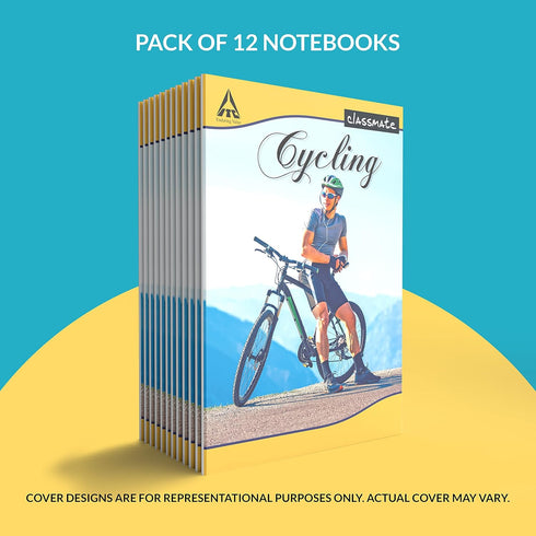 Classmate Long Notebook, A4, Soft Cover, 140 Pages, Single Line, Pack of 6